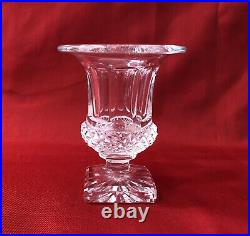 Beau vase en cristal de SAINT LOUIS modèle VERSAILLES vasque de Médicis 10 cm