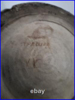 Belle paire de Vases Céramique, style ART NOUVEAU signé monogrammé D. R