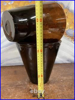 Biot Paire de Grand Vase Pot Verre Soufflé Bullé Décoration Art Déco Design