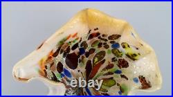 Bol Murano de forme organique en verre d'art soufflé à la bouche polychrome