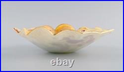 Bol Murano de forme organique en verre d'art soufflé à la bouche polychrome
