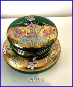 Bonbonnière émaillée décor art nouveau
