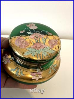 Bonbonnière émaillée décor art nouveau