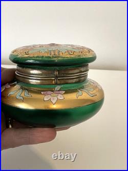 Bonbonnière émaillée décor art nouveau
