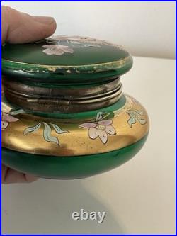 Bonbonnière émaillée décor art nouveau