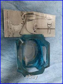 Cendrier en cristal DAUM Design de Cesar Baldaccini Série ARGOS 1970