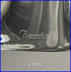 Cristal De Baccarat Grand Vase Soliflore Forme Libre Bel État 33cm Cristal De Baccarat Grand Vase Soliflore Forme Libre Bel État 33cm