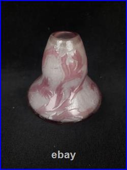 Croismare (Muller) Petit vase en verre