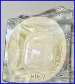 DAUM? FRANCE VASE SOLIFLORE ANCIEN EN CRISTAL MODELE SORCY POIDS 2,8 kg