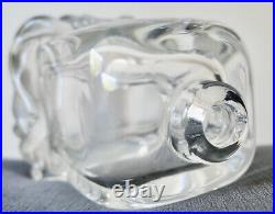 DAUM? FRANCE VASE SOLIFLORE ANCIEN EN CRISTAL MODELE SORCY POIDS 2,8 kg