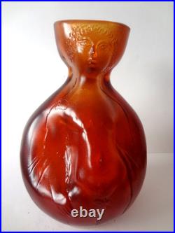 DAUM FRANCE VASE de ROULOT Pierre