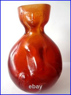 DAUM FRANCE VASE de ROULOT Pierre