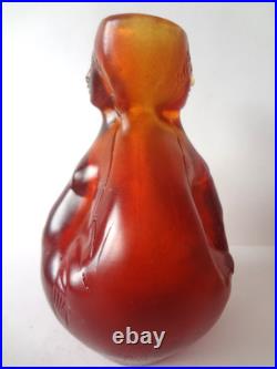 DAUM FRANCE VASE de ROULOT Pierre