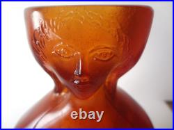 DAUM FRANCE VASE de ROULOT Pierre