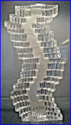 DAUM MARC DE ROSNY ondes brisées -sculpture en cristal-tirage limité 250/400