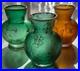 DAUM-NANCY-FRANCE-Set-of-3-SUPERB-Art-Nouveau-Glass-Vases-Emerald-Orange-c1890-01-ueex