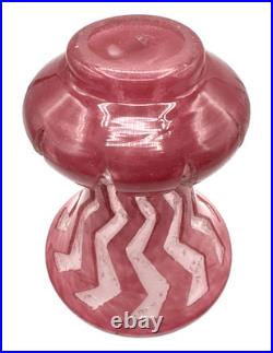 DAVID GUÉRON DEGUÉ Vase art deco verre acide -Daum-Gallé-Muller-Schneider