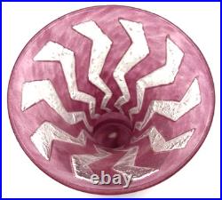 DAVID GUÉRON DEGUÉ Vase art deco verre acide -Daum-Gallé-Muller-Schneider