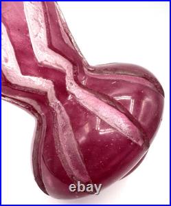 DAVID GUÉRON DEGUÉ Vase art deco verre acide -Daum-Gallé-Muller-Schneider