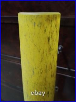 DELATTE Vase soliflore pâte de verre Art Nouveau Nancy 58 cm