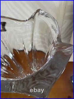 Daum France Important Vase Cristal 1960 De 39 CM