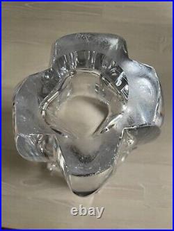 Daum France Important Vase Cristal 1960 De 39 CM