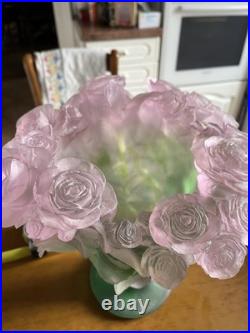Daum Grand Vase Roses
