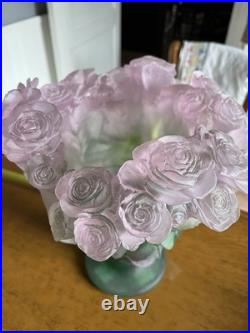 Daum Grand Vase Roses