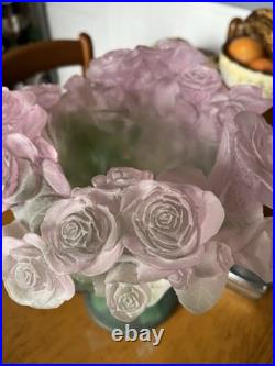 Daum Grand Vase Roses