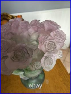 Daum Grand Vase Roses