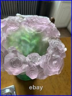 Daum Grand Vase Roses