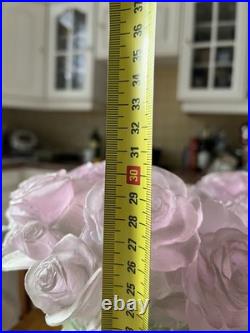 Daum Grand Vase Roses