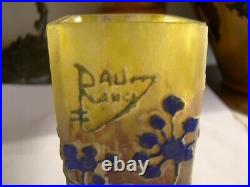 Daum Nancy, vase à décor fleuri # 8