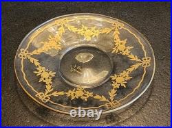 Daum Une Tasse Et Sa Sous Tasses Doré 1900 NANCY DAUM ART NOUVEAU