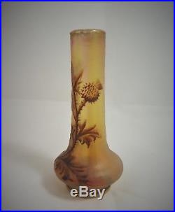 Daum Vase Art Nouveau 1880/1900 Réf/A23/36