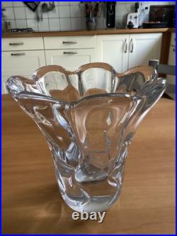 Daum Vase Vintage Cristal 2 kg 6 H 17 cm Daum Vase Vintage Cristal 2 kg 6 H 17 cm