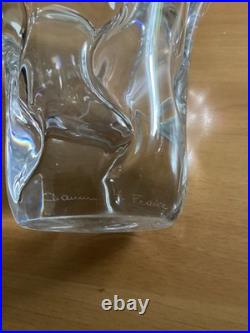 Daum Vase Vintage Cristal 2 kg 6 H 17 cm Daum Vase Vintage Cristal 2 kg 6 H 17 cm