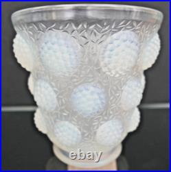 Deux Tres Beaux Vases Signe Verlys Les Cabochons Vers 1920 Blanc Et Marron Deux Tres Beaux Vases Signe Verlys Les Cabochons Vers 1920 Blanc Et Marron