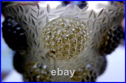 Deux Tres Beaux Vases Signe Verlys Les Cabochons Vers 1920 Blanc Et Marron Deux Tres Beaux Vases Signe Verlys Les Cabochons Vers 1920 Blanc Et Marron