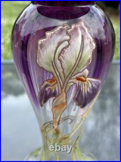 Deux Vases Émaillés Art Nouveau /art Déco Legras