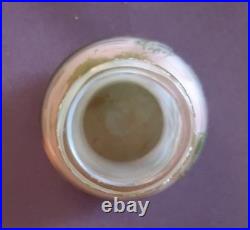 Devez très joli vase en verre multicouche décor lacustre japonisant