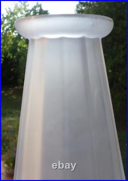 ESPAIVET VASE ART DÉCO EN VERRE SATINÉ 1920/1930 H 27 cm SIGNÉ ESPAIVET VASE ART DÉCO EN VERRE SATINÉ 1920/1930 H 27 cm SIGNÉ