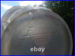 ESPAIVET VASE ART DÉCO EN VERRE SATINÉ 1920/1930 H 27 cm SIGNÉ ESPAIVET VASE ART DÉCO EN VERRE SATINÉ 1920/1930 H 27 cm SIGNÉ