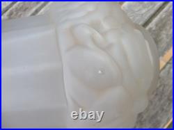 ESPAIVET VASE ART DÉCO EN VERRE SATINÉ 1920/1930 H 27 cm SIGNÉ ESPAIVET VASE ART DÉCO EN VERRE SATINÉ 1920/1930 H 27 cm SIGNÉ