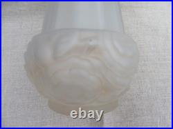 ESPAIVET VASE ART DÉCO EN VERRE SATINÉ 1920/1930 H 27 cm SIGNÉ ESPAIVET VASE ART DÉCO EN VERRE SATINÉ 1920/1930 H 27 cm SIGNÉ