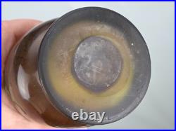 Emile Gallé Beau Vase aux Ombelles Pâte de Verre Gravé Art Nouveau Daum