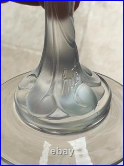 Erte Romain De Tirtoff (1892 1990) Soliflore Vase Cristal Dlg Lalique Cariatides Erte Romain De Tirtoff (1892 1990) Soliflore Vase Cristal Dlg Lalique Cariatides