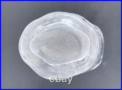 Eugène Michel Vase Aux Iris 1890-1904 Art Nouveau Cristal No Gallé Daum Rare