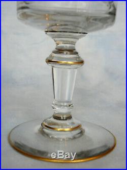 Exceptionnel verre de mariage Daum, trefles, era vase Galle, 1895, piece unique