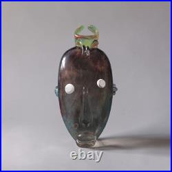 François Dubois Masque verre soufflé n Monod Morin Deniel Dejonghe Revault